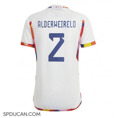 Muški Nogometni Dres Belgija Toby Alderweireld #2 Gostujuci SP 2022 Kratak Rukav